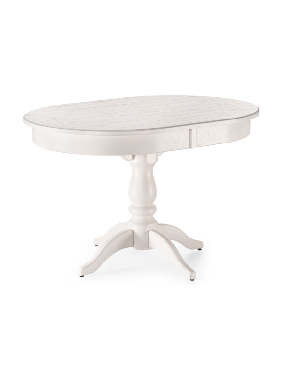 Стол Сайрус 120(160)х84х76 молочный