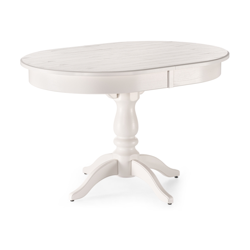 Стол Сайрус 120(160)х84х76 молочный