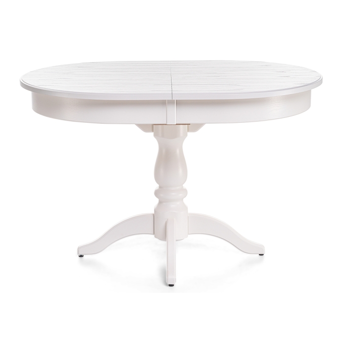 Стол Сайрус 120(160)х84х76 молочный