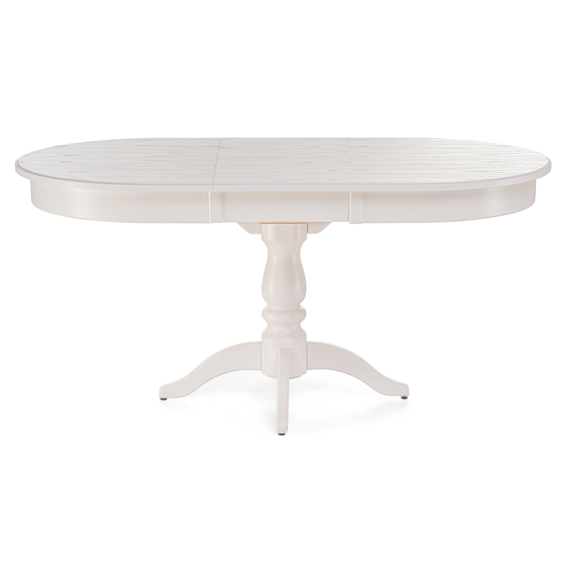 Стол Сайрус 120(160)х84х76 молочный