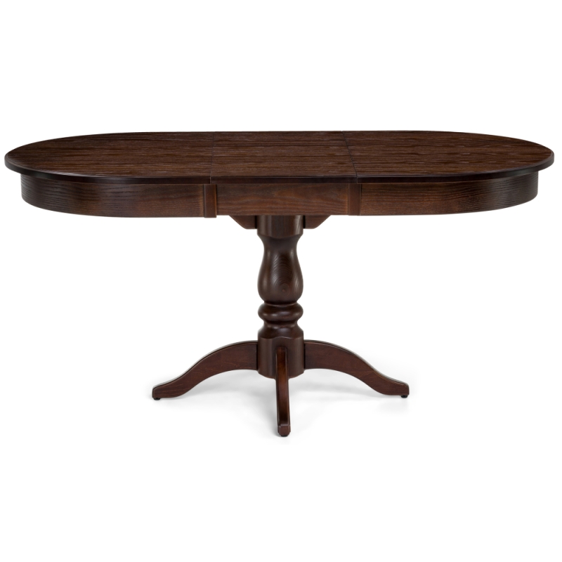 Стол Сайрус 120(160)х84х76 орех темный