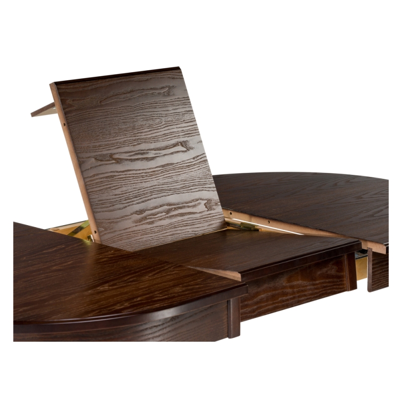 Стол Сайрус 120(160)х84х76 орех темный