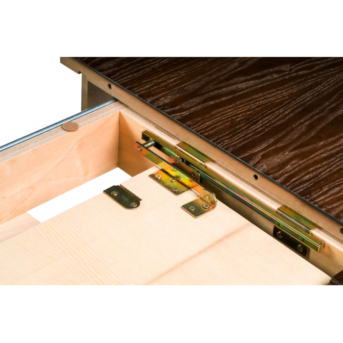 Стол Сайрус 120(160)х84х76 орех темный