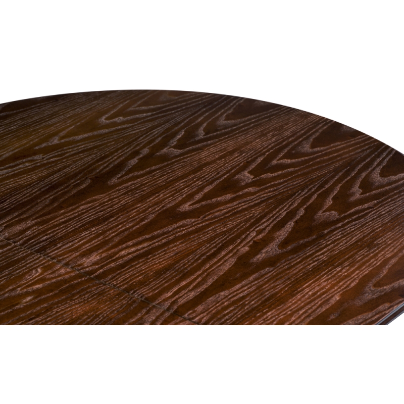 Стол Сайрус 120(160)х84х76 орех темный