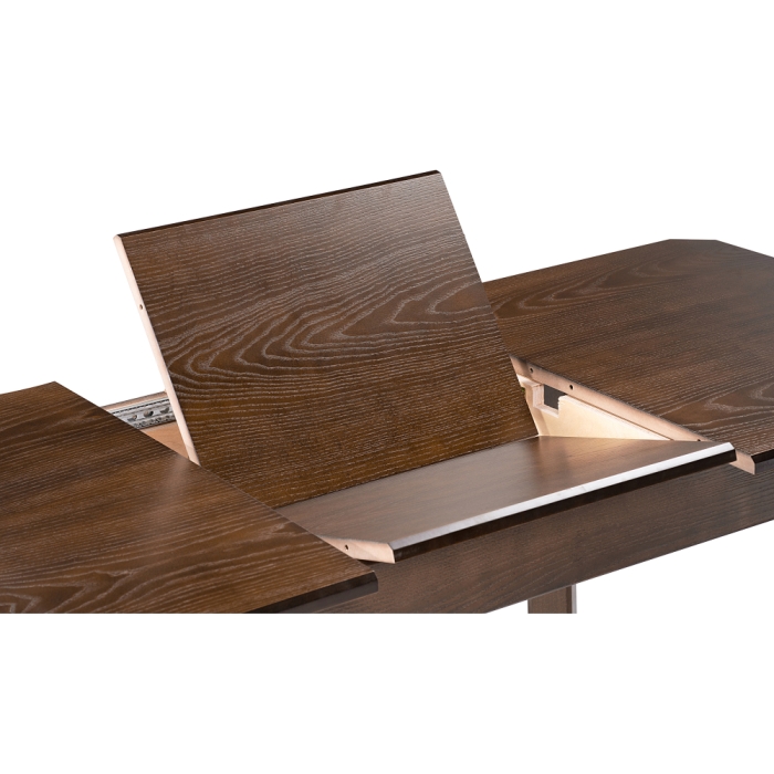 Стол Тефания 120(170)х80х77 орех темный