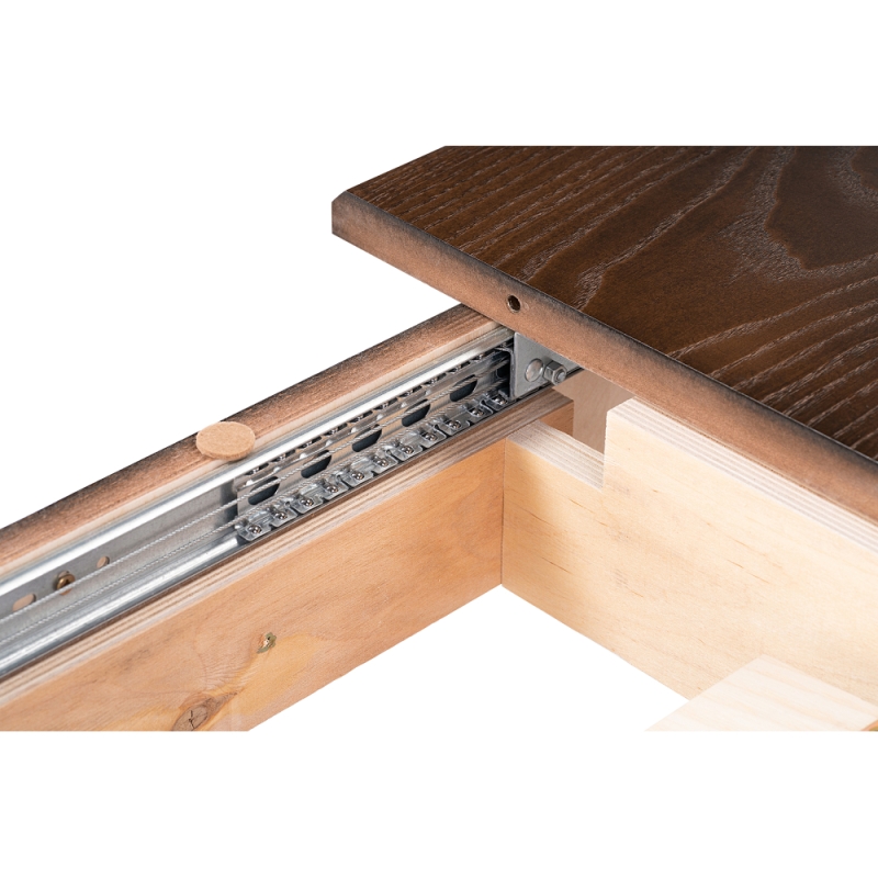 Стол Тефания 120(170)х80х77 орех темный