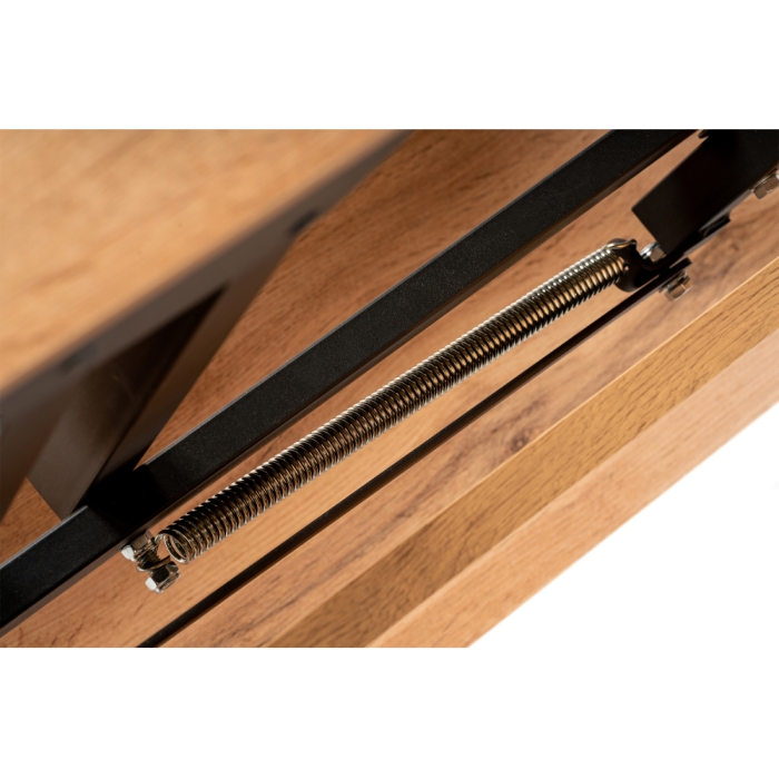 Стол-трансформер Виват 86(172)х72х50(74) дуб вотан / черный