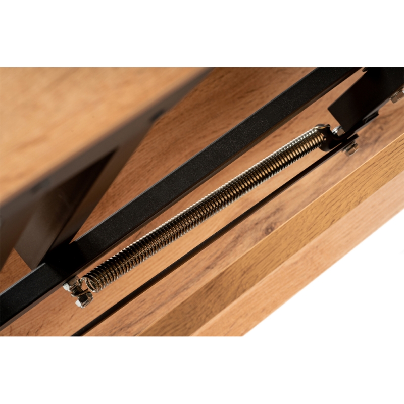 Стол-трансформер Виват 86(172)х72х50(74) дуб вотан / черный