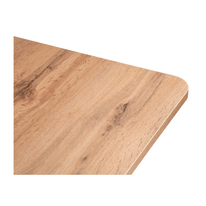 Стол-трансформер Виват 86(172)х72х50(74) дуб вотан / черный