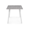 Стол Тринити Лофт 120х80х75 25 мм бетон / белый матовый
