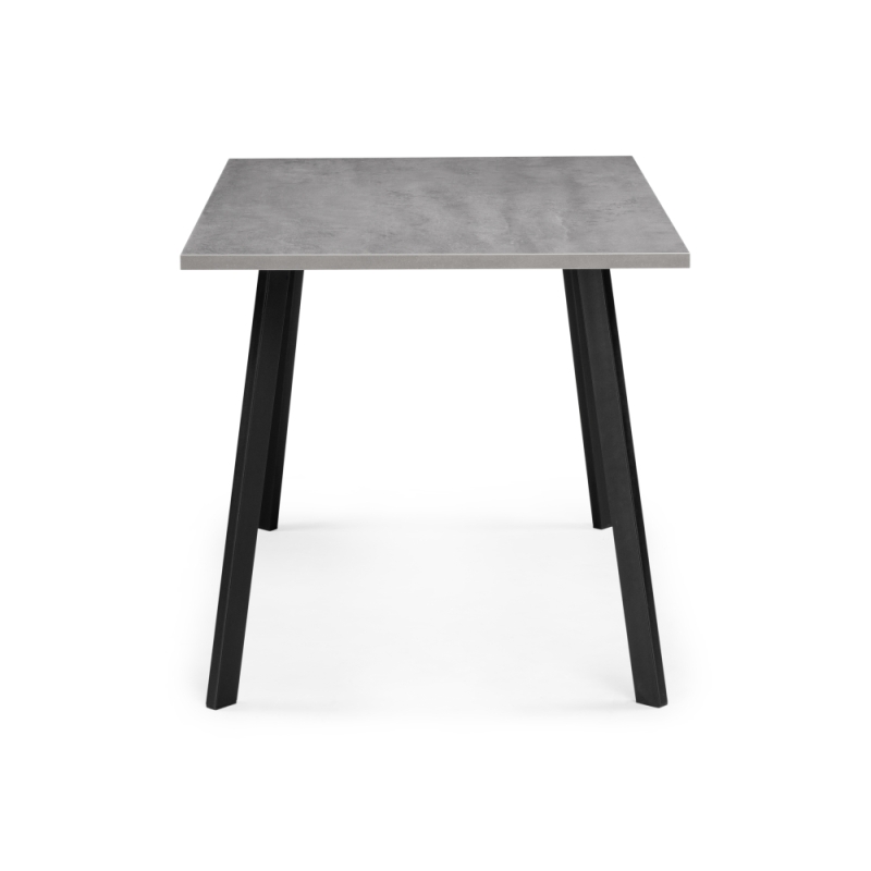 Стол Тринити Лофт 120х80х75 25 мм бетон / черный матовый