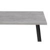 Стол Тринити Лофт 120х80х75 25 мм бетон / черный матовый
