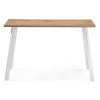 Стол Тринити Лофт 120x80x75 25 мм дуб вотан / белый матовый