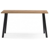 Стол Тринити Лофт 120x80x75 25 мм дуб вотан / черный матовый