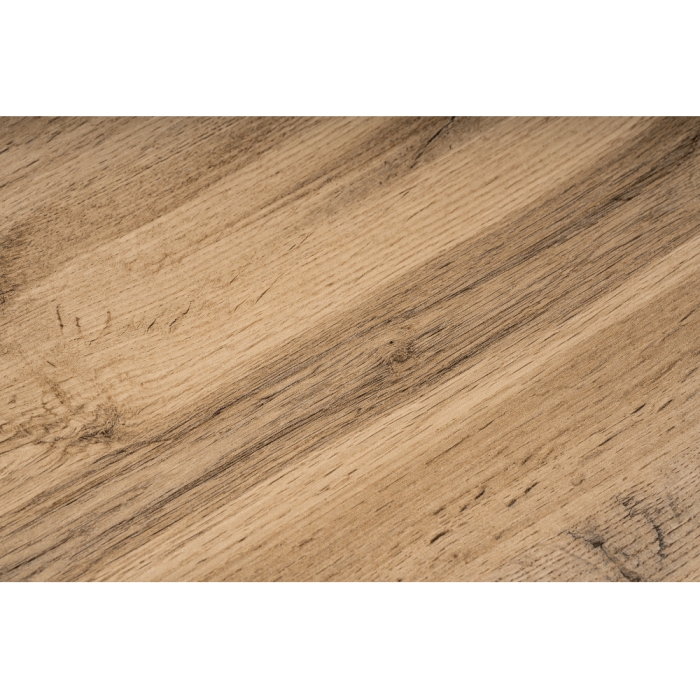 Стол Тринити Лофт 140x80x75 25 мм дуб вотан / черный матовый