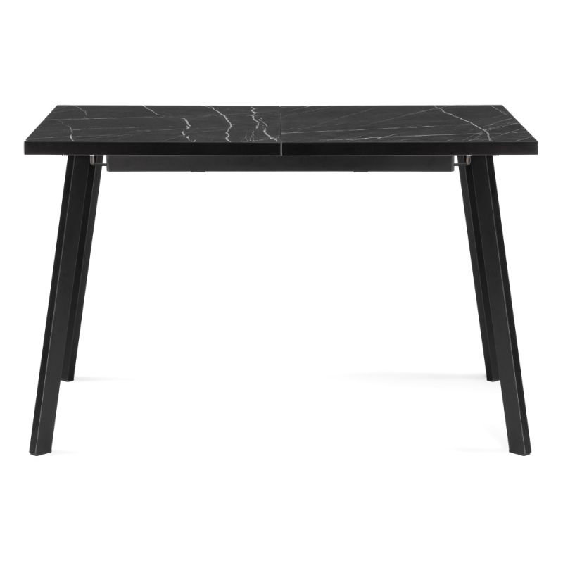 Стол Цефей 120(160)х75х75 файерстоун / черный матовый