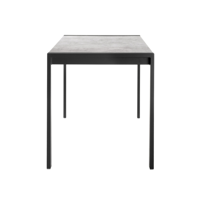 Стол Центавр 120(160)х70х75 бетон / графит