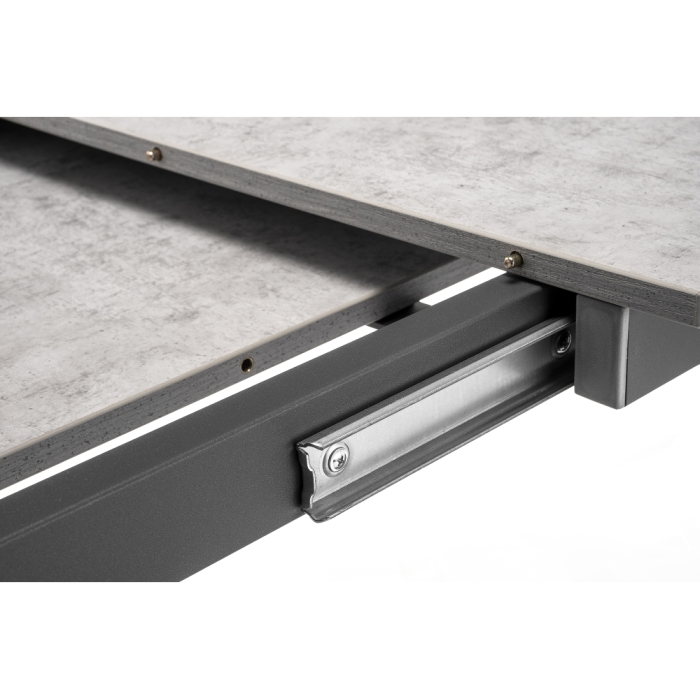 Стол Центавр 120(160)х70х75 бетон / графит