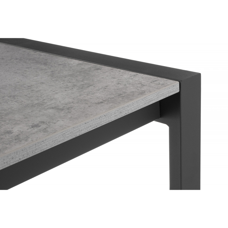 Стол Центавр 120(160)х70х75 бетон / графит