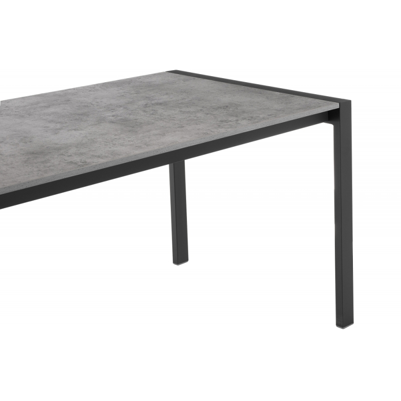 Стол Центавр 120(160)х70х75 бетон / графит