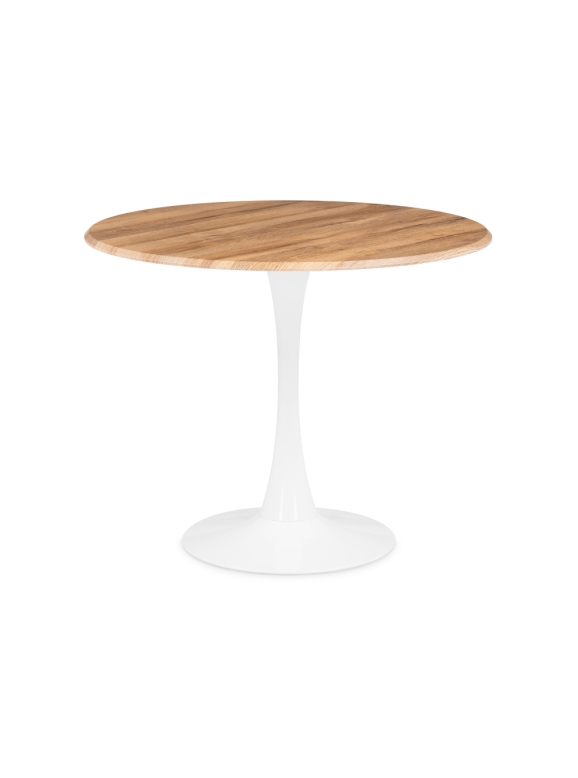 Стол Тулип 90х73 дуб вотан / белый