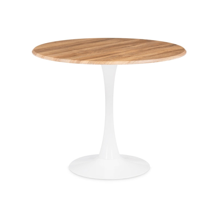Стол Тулип 90х73 дуб вотан / белый