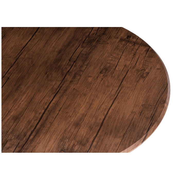 Стол Тулип 90х73 орех кантри / черный