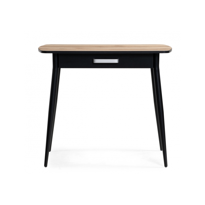 Стол Вики 90х60х77 делано / черный