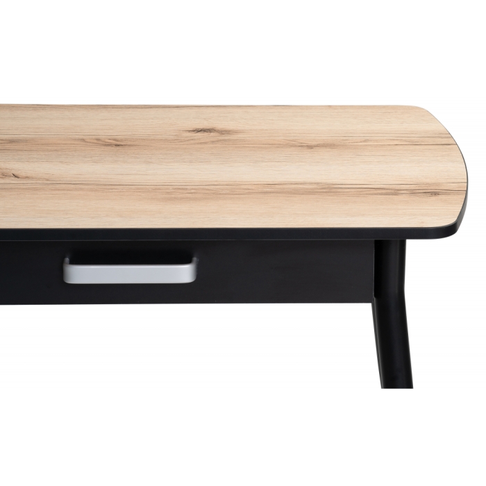 Стол Вики 90х60х77 делано / черный