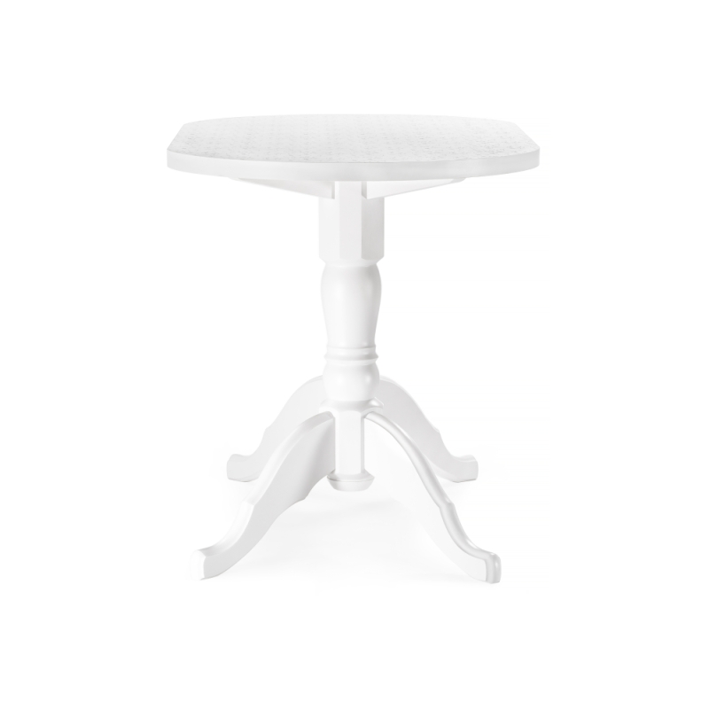 Деревянный стол Адней 120х70х79 белый / рисунок