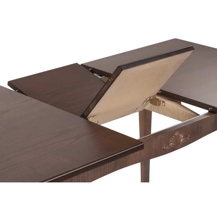 Деревянный стол Алейо 120(155)x79х75 орех