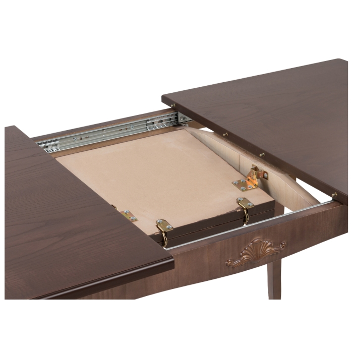 Деревянный стол Алейо 120(155)x79х75 орех