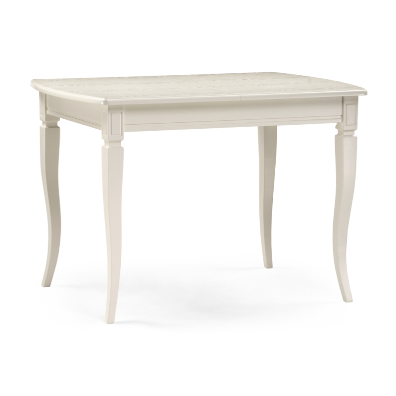 Деревянный стол Арктоис 109(149)х75х75 слоновая кость