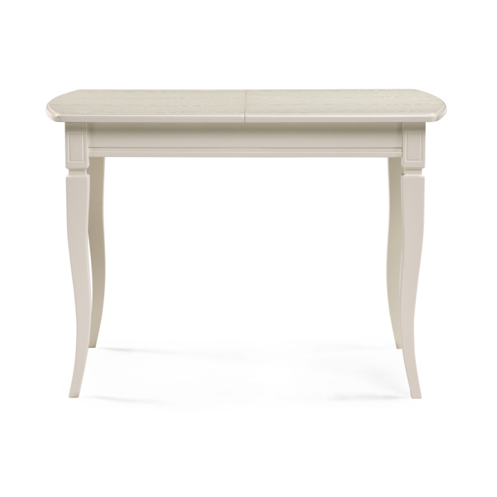 Деревянный стол Арктоис 109(149)х75х75 слоновая кость