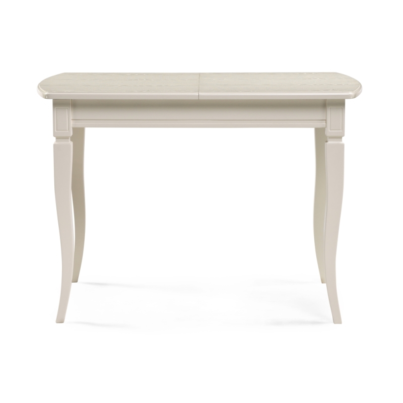 Деревянный стол Арктоис 109(149)х75х75 слоновая кость