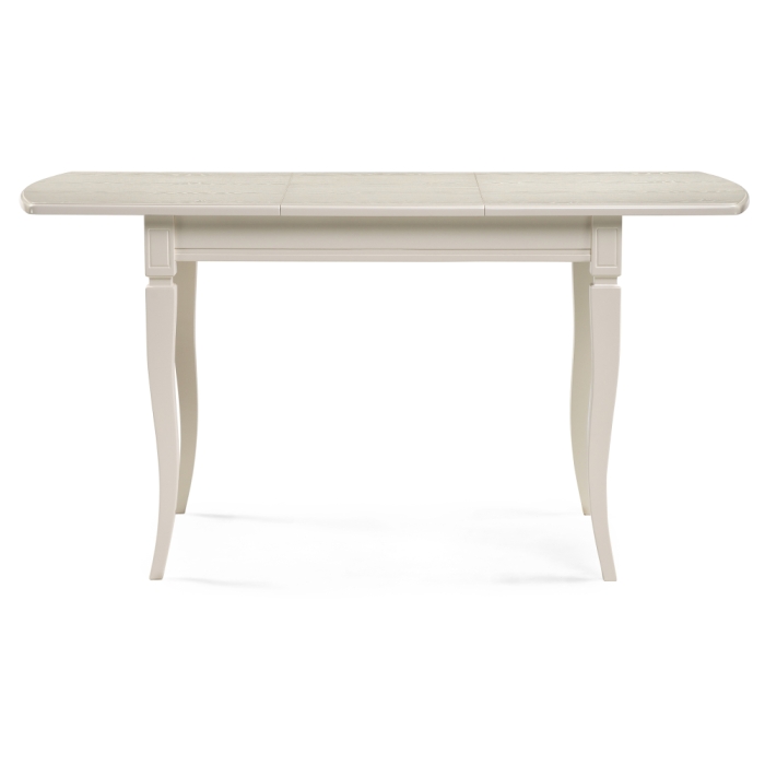 Деревянный стол Арктоис 109(149)х75х75 слоновая кость