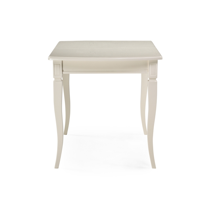 Деревянный стол Арктоис 109(149)х75х75 слоновая кость