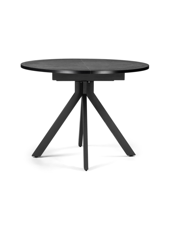 Деревянный стол Бетина 100(130)х100х75 черный