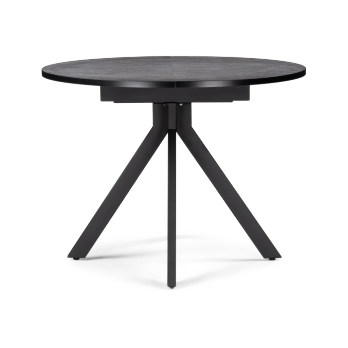 Деревянный стол Бетина 100(130)х100х75 черный