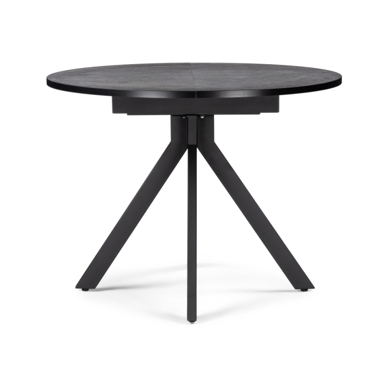 Деревянный стол Бетина 100(130)х100х75 черный