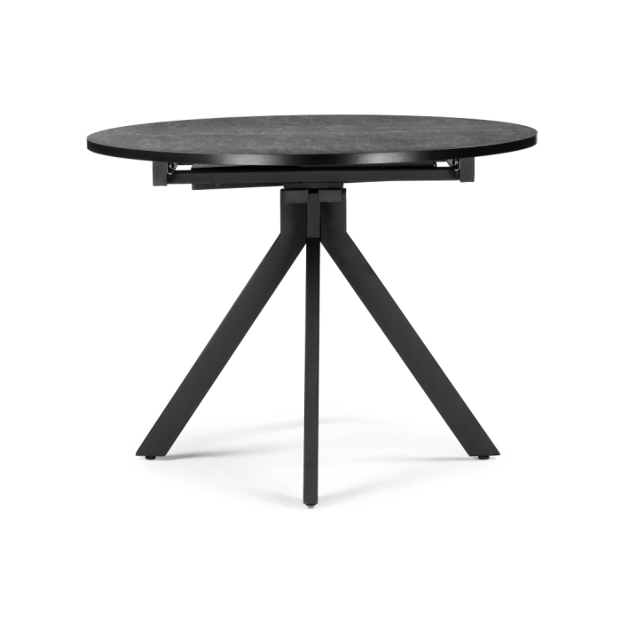 Деревянный стол Бетина 100(130)х100х75 черный