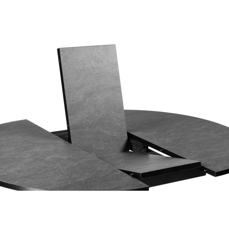 Деревянный стол Бетина 100(130)х100х75 черный