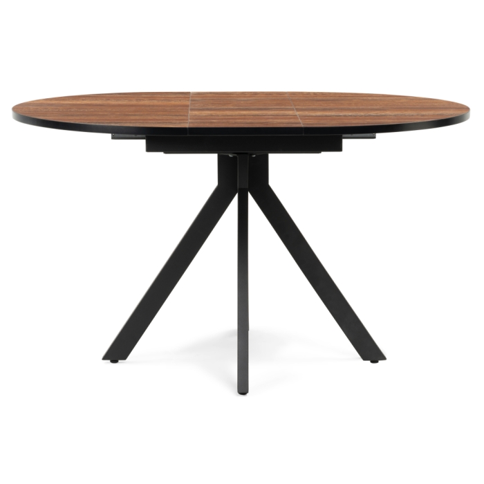 Деревянный стол Бетина 100(130)х100х75 дерево / черный