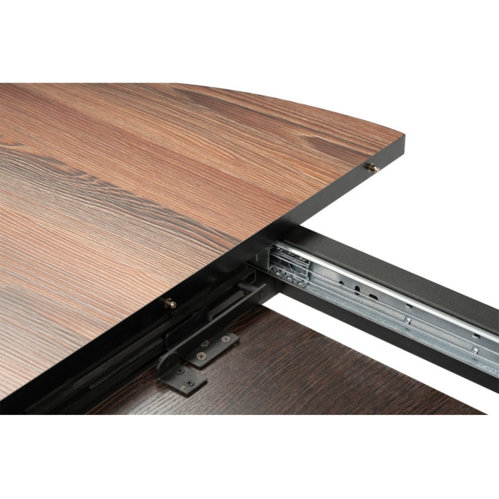 Деревянный стол Бетина 100(130)х100х75 дерево / черный