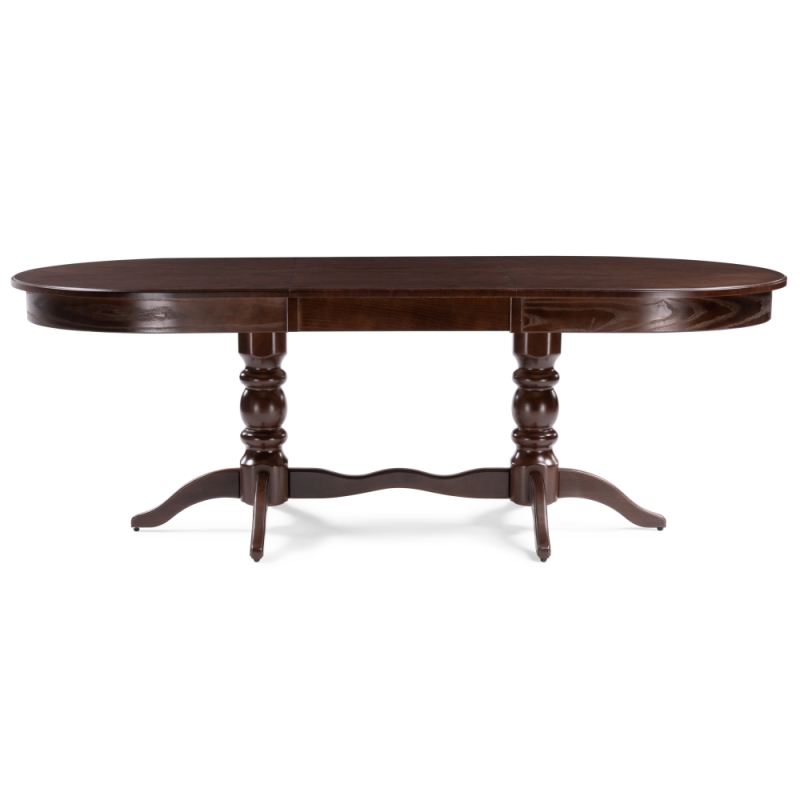 Деревянный стол Дейвер 160(220)х100х76 орех темный