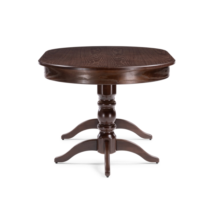 Деревянный стол Дейвер 160(220)х100х76 орех темный