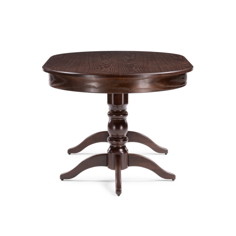 Деревянный стол Дейвер 160(220)х100х76 орех темный