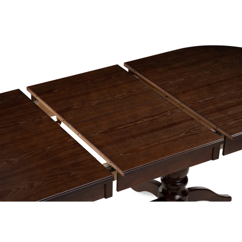 Деревянный стол Красидиано 150(200)х84х76 орех темный