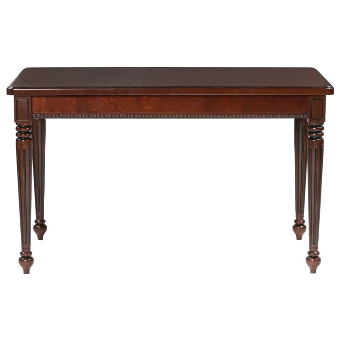 Деревянный стол Леджер 130(170)х75х77 патина / вишня