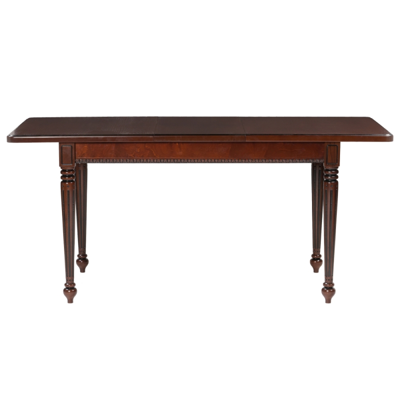 Деревянный стол Леджер 130(170)х75х77 патина / вишня